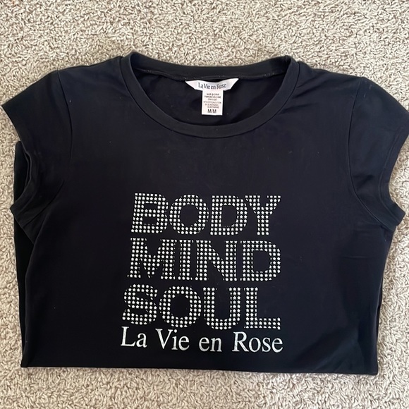 🖤La Vie en Rose T-shirt Size Medium - Picture 4 of 7